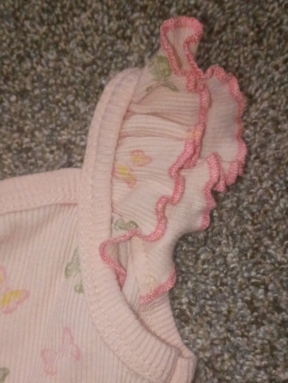 Pink Butterfly Ruffle Tank & Ruffle Bloomers Set - Picture 6 of 7